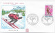 Enveloppe Premier Jour- Xe Jeux Olympiques D'Hiver-  DESCENTE 27 Janv 1968 Grenoble (38) F.D.C. 629 A N°1547 - 1960-1969