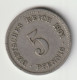 DEUTSCHES REICH 1901 G: 5 Pfennig, KM 11 - 5 Pfennig