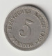 DEUTSCHES REICH 1907 D: 5 Pfennig, KM 11 - 5 Pfennig