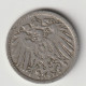 DEUTSCHES REICH 1907 D: 5 Pfennig, KM 11 - 5 Pfennig