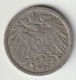 DEUTSCHES REICH 1907 J: 5 Pfennig, KM 11 - 5 Pfennig