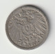 DEUTSCHES REICH 1908 F: 5 Pfennig, KM 11 - 5 Pfennig