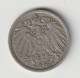 DEUTSCHES REICH 1911 F: 5 Pfennig, KM 11 - 5 Pfennig