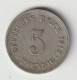 DEUTSCHES REICH 1912 F: 5 Pfennig, KM 11 - 5 Pfennig