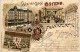 Gruss Aus Frankfurt - Wiener Cafe Ostend - Litho - Frankfurt A. Main