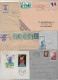 Timbres Vignettes Ensemble De 17 Lettres + 1 Carnet Incomplet Joint 7 Lettres Timbres Antituberculeux - Briefe U. Dokumente