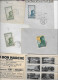 Timbres Vignettes Ensemble De 17 Lettres + 1 Carnet Incomplet Joint 7 Lettres Timbres Antituberculeux - Covers & Documents