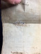 TRÈS RARE BILLET( 23x10,5 Cm )DE LOTERIE DES ENFANTS TROUVÉS DE PARIS 1779 ETAT CONVENABLE VOIR PHOTOS VENDU 24 SOLS - Historische Documenten
