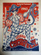 Portugal Loterie Carnaval Arlequin Avis Officiel Affiche 1983 Loteria Lottery Carnival Harlequin Official Notice Poster - Billets De Loterie