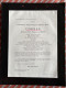 Baron Jean-Baptiste Cogels époux De Crane *1884 Anvers +1958 Deurne Ruggeveld Lieutenant Colonel Honoraire Artillerie Cr - Obituary Notices