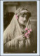W7P81/ M. Elly Hübsche Frau Mit Haarmschmuck Schleier  Foto AK Ca.1908 - Fotografía