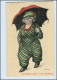 Y5017/ Schwiegermutter I.d. Rockhose Mit Regenschirm H. Zahl Künstler AK Ca.1920 - Humor