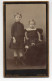 W8P23/ CDV Foto Zwei Kinder Atelier Gustav Habel, Hamburg Ca.1890 - Other & Unclassified