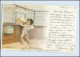 A5453/ Post Amor Am Paketschalter Litho Künstler AK E. Döcker 1901 - Poste & Postini