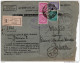 1949  LETTERA   RACCOMANDATA CON ANNULLO  GORIZIA + TARVISIO - GIUSEPPE - Impuestos