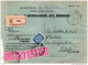 1949  LETTERA RACCOMANDATA CON ANNULLO   MATERA +  BITONTO BARI - Taxe