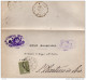 1889  LETTERA CON ANNULLO REGGIO EMILIA  + S. MARTINO IN RIO - Poststempel