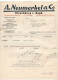 C839/ Rechnung A. Neumerkel & Co. Hirschberg Schlesien Papierwarenfabrik 1931 - Andere & Zonder Classificatie