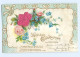 Y6343/ Geburtstag -  Blüten Aus Seide  Litho Prägedruck  1903 - Anniversaire