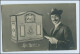 A0273/ Mann Am Briefkasten Schöne Foto AK 1907 - Poste & Facteurs