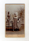 Y1769/ CDV Foto Kleines Mädchen Kind Spielzeug-Pferd Atelie Fr. Jähne, Neuss - Other & Unclassified