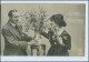 P2V56/ Pfingsten - Paar Mit Blumen Schöne Foto AK Ca.1912 - Pfingsten