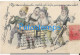 227379 ART ARTE FOUR GNOME AND PIG CIRCULATED TO ARGENTINA POSTAL POSTCARD - Ohne Zuordnung