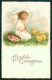 Artist Signed Easter Angel Chick Buona Pasqua Cartolina TC6626 - Andere & Zonder Classificatie