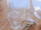 Delcampe - -ANCIEN PETIT SERVICE A LIQUEUR CARAFE & 8 PETITS VERRES 2 MODELES Différents    E - Glass & Crystal