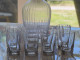 Delcampe - -ANCIEN PETIT SERVICE A LIQUEUR CARAFE & 8 PETITS VERRES 2 MODELES Différents    E - Verre & Cristal