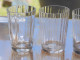 Delcampe - -ANCIEN PETIT SERVICE A LIQUEUR CARAFE & 8 PETITS VERRES 2 MODELES Différents    E - Glass & Crystal