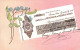 Argentina Bank Note With Message Art Nouveau Edition Ibarra - Monete (rappresentazioni)