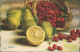 CHIOSTRI SIGNED 1920s POSTCARD - FRUITS / FRUTTA - EDIT BALLERINI & FRATINI 279 (5635) - Chiostri, Carlo