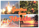 FLORIDA, MULTIPLE VIEWS, ARCHITECTURE, BEACH, BOAT, ORANGE, SUNSET, ROCKET, UNITED STATES, POSTCARD - Otros & Sin Clasificación