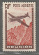 REUNION - P.A N°3a ** (1938) 6,65f Brun Et Rouge : Sans La Valeur Faciale . - Poste Aérienne