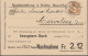 Schweiz 1908 Karte, Nachnahme, Zum:CH 105, Mi:CH 99, Helvetia Brustbild, Buchhandlung A. Rohde ( Basel Nach Mervelier) - Briefe U. Dokumente