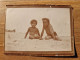 19225.   Due  Fotografie D'epoca Bambini Al Mare Con Cane 1922 Italia - 9x6,5 - Identified Persons