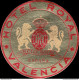 Bh87 Etichetta Da Bagaglio Hotel Royal Valencia Spagna Spain - Otros & Sin Clasificación
