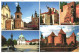 MULTIPLE VIEWS, ARCHITECTURE, STATUE, FOUNTAIN, CASTLE, POLAND, POSTCARD - Pologne