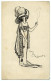 ARTIST CARD : UNE ELEGANTE / LADY SMOKING / ESKBANK DALKEITH POSTMARK / PERTH, CRAIGIE CRESCENT, KENNET VILLA (WATSON) - Midlothian/ Edinburgh