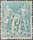 R1311/3010 - SAGE TYPE II N°75 Avec OBLITERATION DU JOUR DE L'AN : ETOILE N°15 - 1876-1898 Sage (Type II)