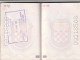 Delcampe - C143 -   CROATIA  - PASSPORT  -  I. MODEL  -  LADY  - 1992  - VISA: ISRAEL, UK, MALTA, IRELAND, MOROCCO -  SUPER QUALITY - Historische Documenten