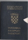 C144 -   CROATIA  - PASSPORT  -  I. MODEL  -  LADY  - 1992  - VISA: CANADA, ISRAEL, UK, MALTA, IRELAND, MOROCCO - Documents Historiques