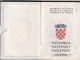 C144 -   CROATIA  - PASSPORT  -  I. MODEL  -  LADY  - 1992  - VISA: CANADA, ISRAEL, UK, MALTA, IRELAND, MOROCCO - Historische Documenten