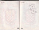 Delcampe - C144 -   CROATIA  - PASSPORT  -  I. MODEL  -  LADY  - 1992  - VISA: CANADA, ISRAEL, UK, MALTA, IRELAND, MOROCCO - Historische Dokumente