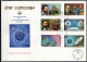 Comoro Islands - Comores 1976 Space, Telephone Centenary Set Of 6 + 2 S/s On 3 FDC - Afrique