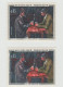 FRANCE 2 Timbres Neufs Variétés  YT 1321 Tableau De Paul CEZANNE Col Blanc - Chiffre Clair - Pied Droit Table - 1961 - Neufs