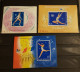 SOCCER ROMANIA OLYMPIAD &SOCCER 9 BLOCKS IMPERFORED CTO-USED - Autres & Non Classés