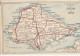 A33. Vintage Postcard. Map Of The Isle Of Wight - Other & Unclassified