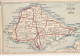 A33. Vintage Postcard. Map Of The Isle Of Wight - Autres & Non Classés